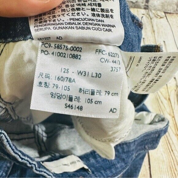 Levi’s Jeans Womens 31/30 Blue Denim Mid Rise Skinny Medium Wash Rockstar - Picture 2 of 11